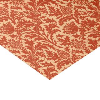 William Morris Thistle Damask, Mandarin Orange Tissue Paper
