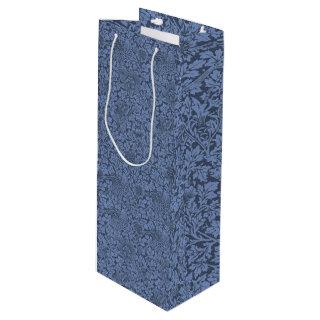 William Morris Vintage Pattern Bird and Anemone    Wine Gift Bag