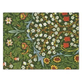 William Morris vintage pattern, Blackthorn Tissue Paper