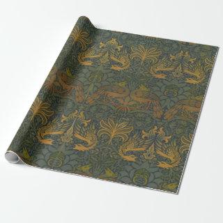 William Morris Vintage Peacock and Dragon