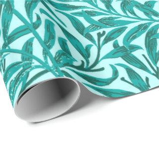 William Morris Willow Bough, Turquoise and Aqua