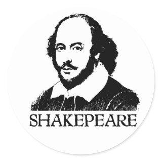 William Shakespeare Classic Round Sticker