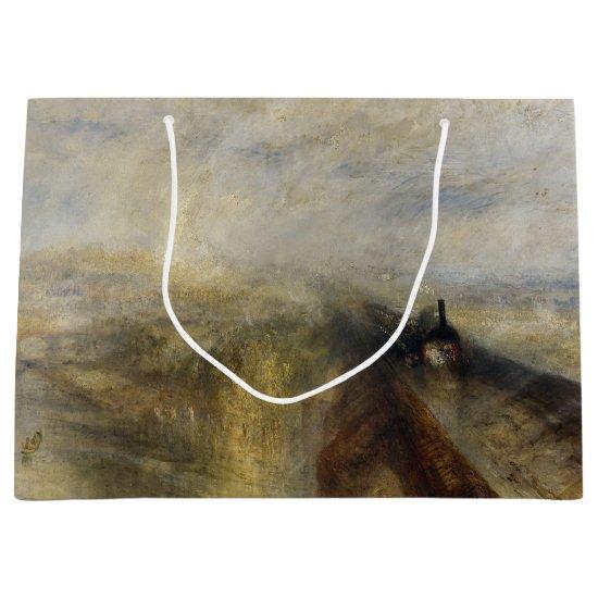 William Turner - Rain, Steam and Speed Large Gift Bag
