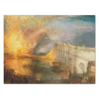 William Turner - The Burning of the Parliament Tissue Paper