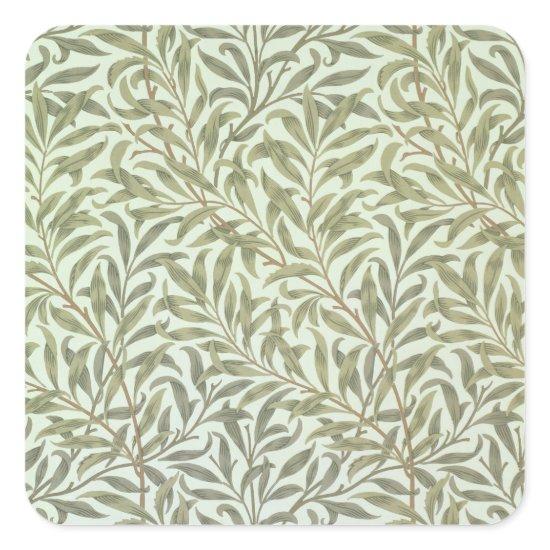 'Willow Bough' wallpaper design, 1887 Square Sticker