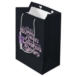 Willy Wonka - Music Makers, Dreamers of Dreams Medium Gift Bag