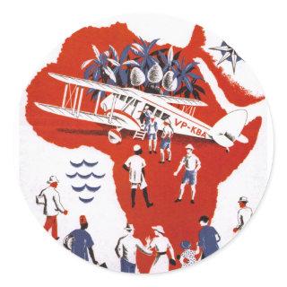 Wilson Airways ~ Africa Classic Round Sticker