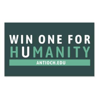 Win One for Humanity Sticker | Antioch University