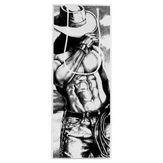 Wine Bag For Men Cowboy Body Builder Art