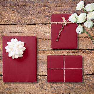 Wine Red Solid Color | Classic | Elegant   Sheets
