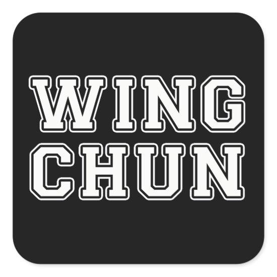 Wing Chun Square Sticker