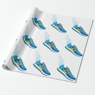 Winged Running Shoe