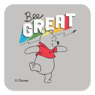Winnie the Pooh | Bee Great Square Sticker