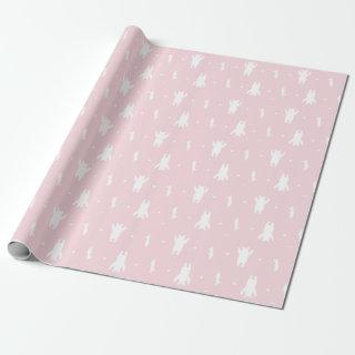 Winnie the Pooh | Pink Pastel Polka Dot Pattern