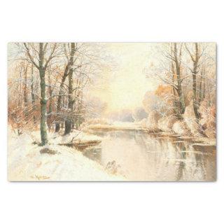 Winter at Spreewald, Decoupage Tissue Paper