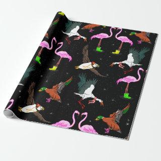 Winter birds Pattern
