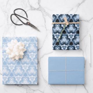 Winter Blue Swirl  Sheets