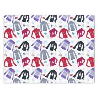 Winter Christmas Sweaters And Hot Chocolates  Tissue Paper