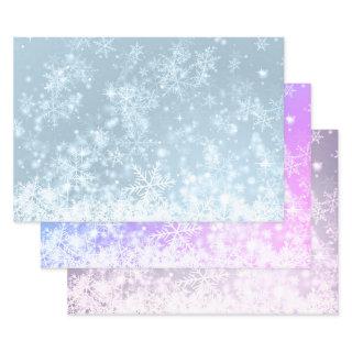 Winter Frost Snowflake Pattern  Sheets