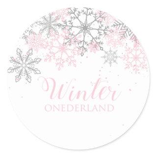Winter Onederland Snowflake Sticker