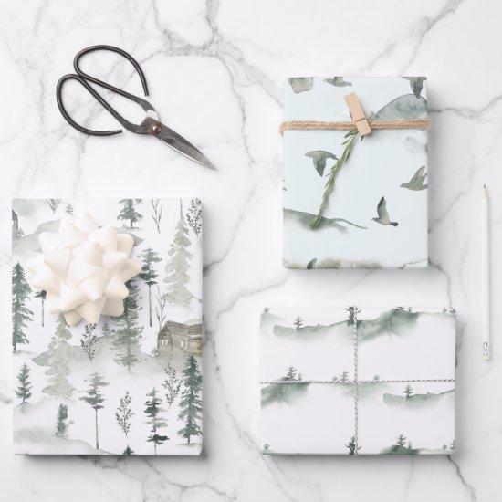 Winter Wilderness Holiday Assortment  Sheets