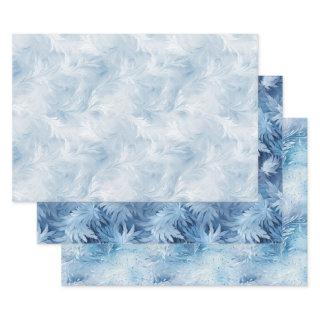 Winter Wonderland Blue frosty pattern  Sheets