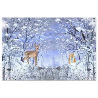 Winter Woodland Emphemera Series Design 5 Tissue Paper