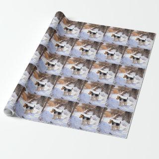 Wire Fox Terrier Let It Snow Christmas