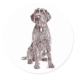 Wirehaired Pointing Griffon Sticker