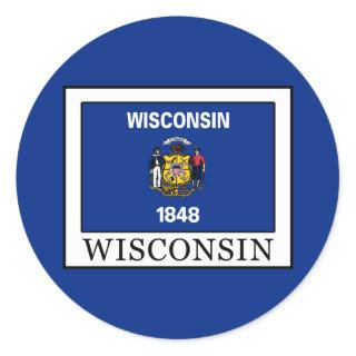 Wisconsin Classic Round Sticker