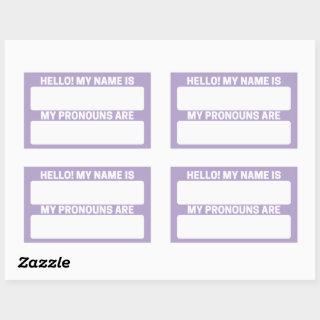 Wisteria Name & Pronoun Labels