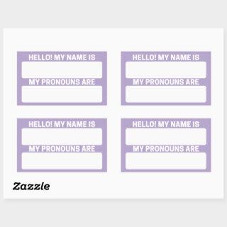 Wisteria Name & Pronoun Labels