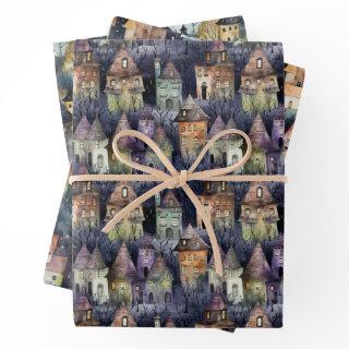 WITCH HOUSES HALLOWEEN GIFT  SHEETS