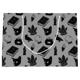 Witchcraft Pattern I Large Gift Bag