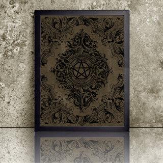 Witchery Flourish | Faux Suede Fantasy Pentacle Tissue Paper