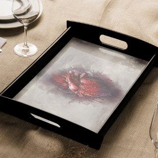 Witchery | Heart with Red and Gold Bleeding Drip Tissue Paper