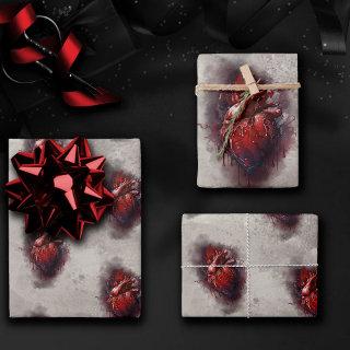 Witchery | Heart with Red and Gold Bleeding Drip  Sheets