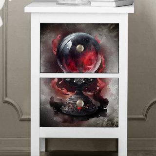 Witchery | Smoky Red Jeweled Magical Crystal Ball Tissue Paper