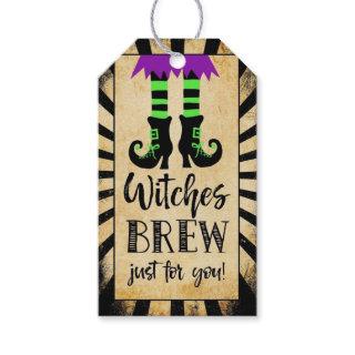 witches brew halloween party favor gift tags