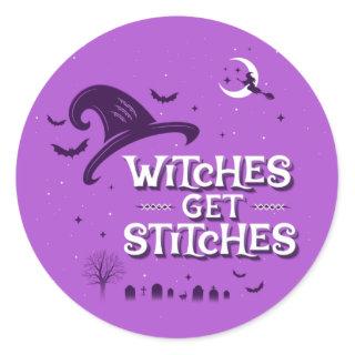 Witches Get Stitches / Stickers