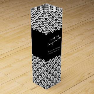 With Compliments promotional corporate wine box