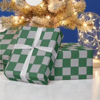 Wizard Green and Gray Checkered
