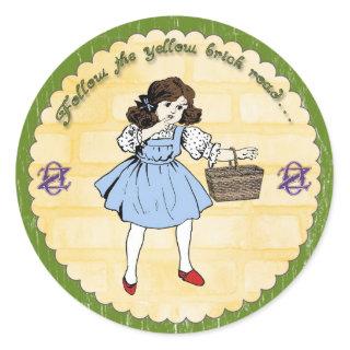 Wizard of Oz Party Dorothy Sticker
