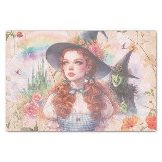 Wizard of Oz - Wicked Witch - Dorothy - Decoupage Tissue Paper