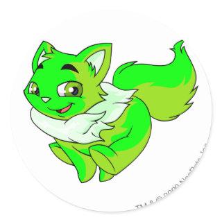Wocky Glowing Classic Round Sticker