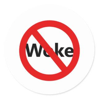 Woke! Classic Round Sticker