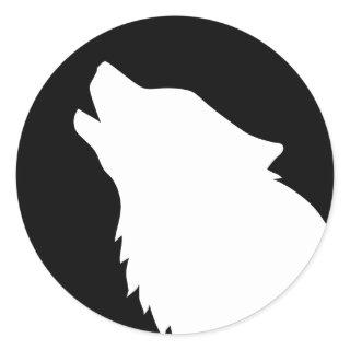 Wolf Classic Round Sticker