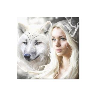 Wolf Eyes  Canvas Print