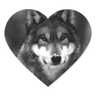 Wolf Heart Sticker