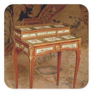Woman's desk with panels of Sevres porcelain Square Sticker